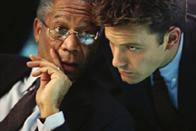 Sum of All Fears -- Morgan Freeman and Ben Affleck
